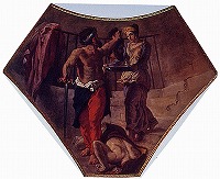 ドラクロワ《洗礼者ヨハネの斬首》1846-47　ブルボン宮図書室