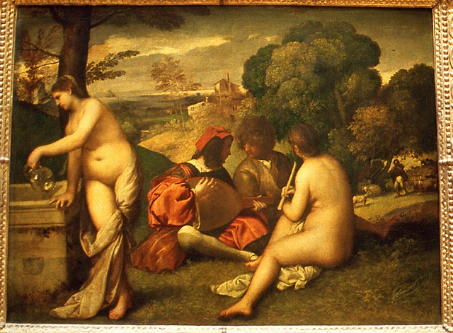 ティツィアーノ《田園の奏楽》1511