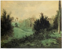 モロー《ヴィラ・パンフィーリ》1858