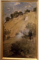 モロー《風景：コート・ド・グラース、オンフルール》