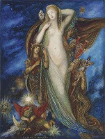 モロー《栄光のヘレネー》1896-97