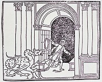 『ポリフィルス狂恋夢』への挿絵 1499 ヴェネツィア（左右反転）