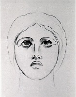 ピュヴィス・ド・シャヴァンヌ《女性の頭部》