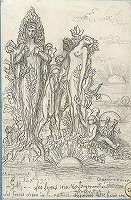 モロー《死せる竪琴；植物界》1897