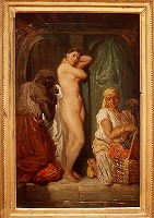 シャセリオー《ハーレムでの入浴》1849