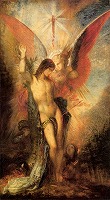 モロー《聖セバスティアヌスと天使》1876頃