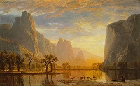 ビアスタット《ヨセミテ渓谷》1864