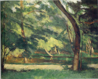 セザンヌ、『デ・スールの池、オスニー』、1875頃、油彩・キャンヴァス、60.0x73.5cm