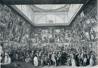 マルティーニ《ロイヤル・アカデミーの展覧会》 1787