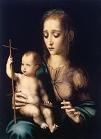 モラーレス《糸巻棒の聖母子》1570代