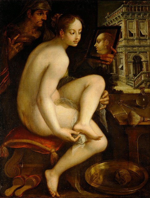 ハンス・フォン・アーヘン《バテシバの水浴》　1612-15年頃