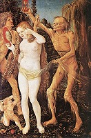 バルドゥング・グリーン《女の三段階と死》1510頃