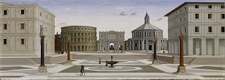 フラ・カルネヴーァレに帰属(?）《理想都市》（ボルティモア）ｃ1480-1484