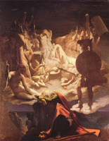 アングル、《オシアンの夢》 、1813