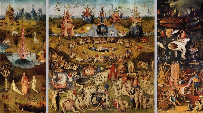 ヒエロニムス・ボス《快楽の園》　1500-05年