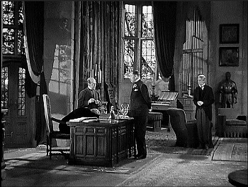『古城の妖鬼』 1935、約5分：書斎