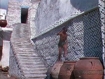 『バグダッドの盗賊』 1940、約10分：アブーと階段その2