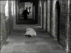 『尼僧ヨアンナ』 1961　約1時間7分：修道院　二階廊下