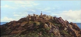 『大盗賊』 1963　約22分：丘の上の城