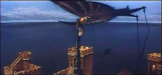 『大盗賊』 1963　約1時間16分：上半に凧、下半に塔の頂