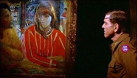 『大反撃』 1969　約36分：少佐の部屋＋ボナール《レーヌ・ナタンソンと赤いセーターのマルト・ボナール》もどき