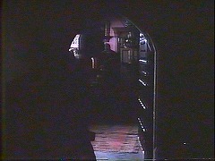 『バンシーの叫び』 1970　約1時間18分：屋敷、扉口越しに廊下(?)