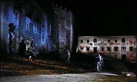 『エル・ゾンビ 落武者のえじき』 1972　約1時間27分：夜の廃墟　登り坂