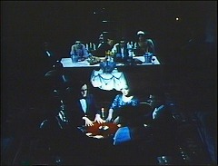 『今宵かぎりは…』 1972　約48分：長テーブルとその前の円型テーブル、やや上から