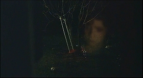 『ザ・ショック』 1977　約18分：窓に映るマルコの顔、庭で揺れるブランコ