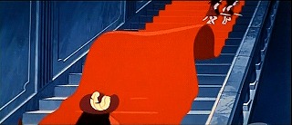 『長靴をはいた猫』 1969　約30分：城　赤い絨毯を敷いた階段