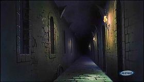 『ルパン三世　カリオストロの城』 1979　約1時間13分：廊下
