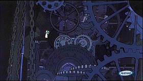 『ルパン三世　カリオストロの城』 1979　約1時間25分：時計塔の機関部