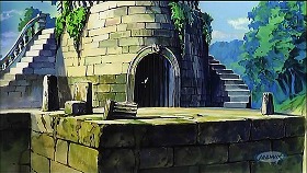 『ルパン三世　カリオストロの城』 1979　約1時間33分：四阿の基台部
