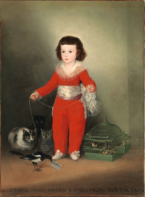 ゴヤ《マヌエル・オソーリオ・マンリケ・デ・スニガ(1784-1792)》 1787-88