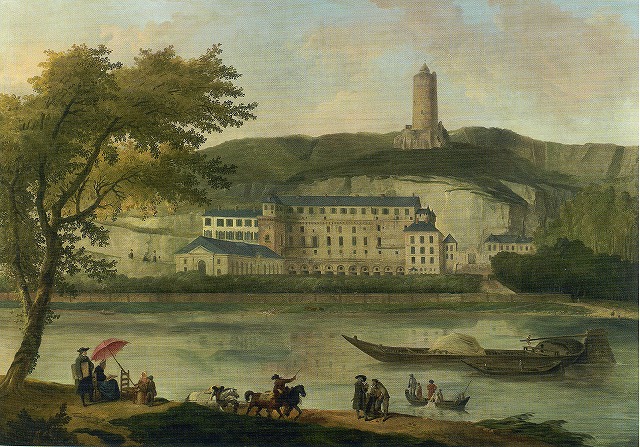 ユベール・ロベール《ラ・ロシュ=ギュイヨン城の眺め》1773-75頃