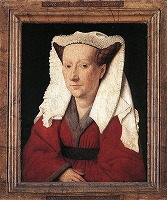ヤン・ヴァン・エイク《マルガレータ・ヴァン・エイクの肖像》1439
