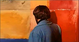 『怪奇な恋の物語』 1968　約20分：パトロンのヴィッラに展示された主人公の作品