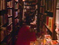 『ハードカバー／黒衣の使者』 1989　約18分：古書店