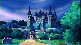 『それいけ！アンパンマン　ばいきんまんの逆襲』 1990　約21分：廃墟化した古城