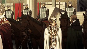 『鋼の錬金術師　シャンバラを征く者』 2005　約54分：ベルリンのウーファの撮影所、撮影中の映画の一場面