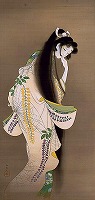 上村松園 《焰》 1918（大正7）