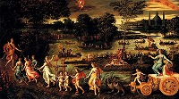 アントワーヌ・カロン《夏の勝利》 1568-1570年頃