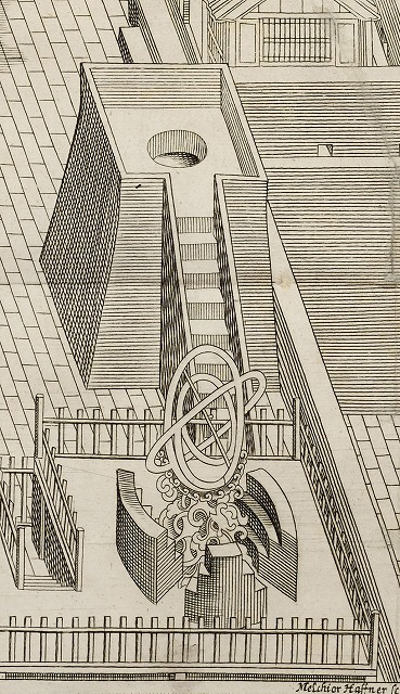 メルキオール・ハフナー《北京古観象台（観星台）》 フェルディナント・フェルビースト『ヨーロッパ天文学』(1687)のための挿絵
