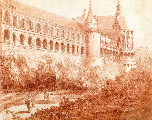 ユベール・ロベール《ガイヨン城の眺め》 1773-75頃