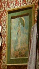 『ロイ・コルト＆ウィンチェスター・ジャック』 1970　約55分：娼窟の一室、壁にモネ《日傘をさす婦人》(1886)の部分