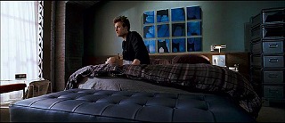 『ステイ』 2005　約2分：サムの寝室、ベッドの頭側の壁に組み作品