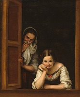 ムリーリョ《窓辺のガリシア女たち》 1655-60年頃