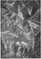 エドゥアール・リウー　ヴェルヌ『地底旅行』(1867版)挿絵、第22章