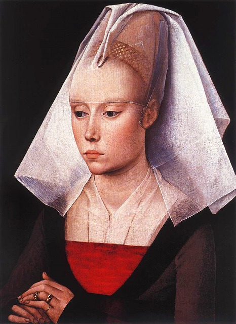 ロヒール・ヴァン・デル・ウェイデンの工房《婦人の肖像》 1460頃