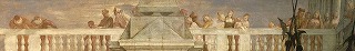 ヴェロネーゼ《アレクサンドロス大王の前で跪くダリウス王家の人々》（細部） 1565-67年
